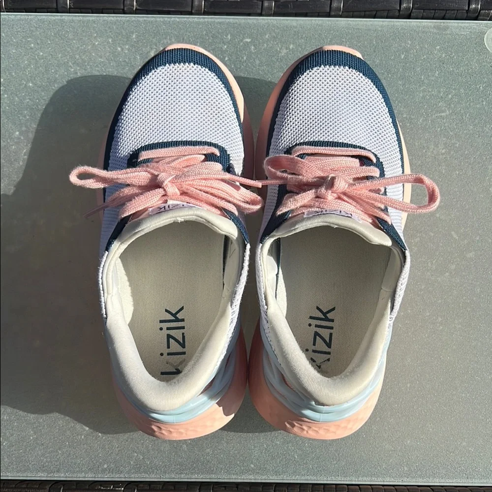 Kizik Women's Athletic Shoes - Pink and White